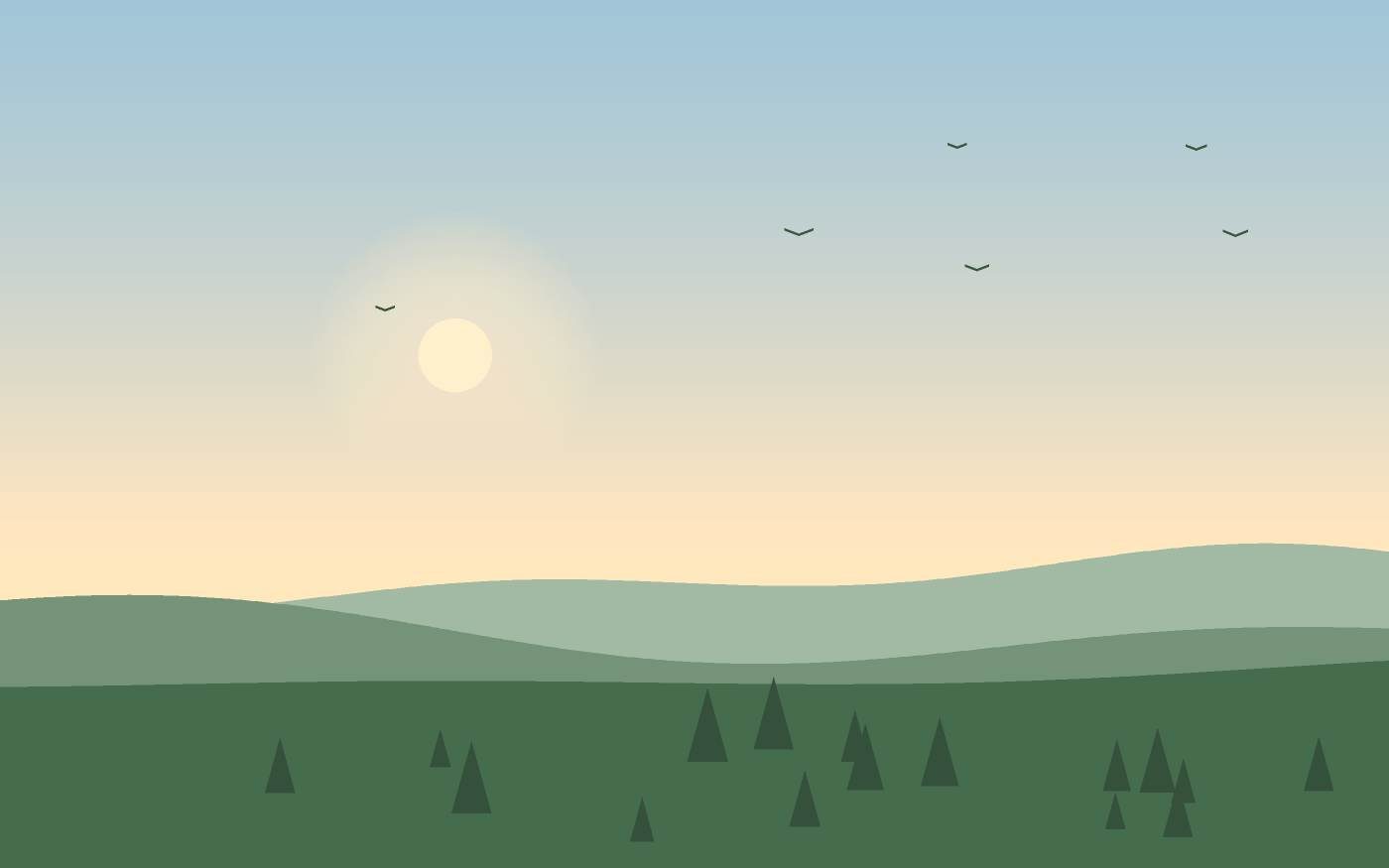 Landschaftsillustration
