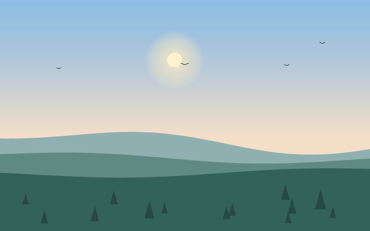 Landschapsillustratie