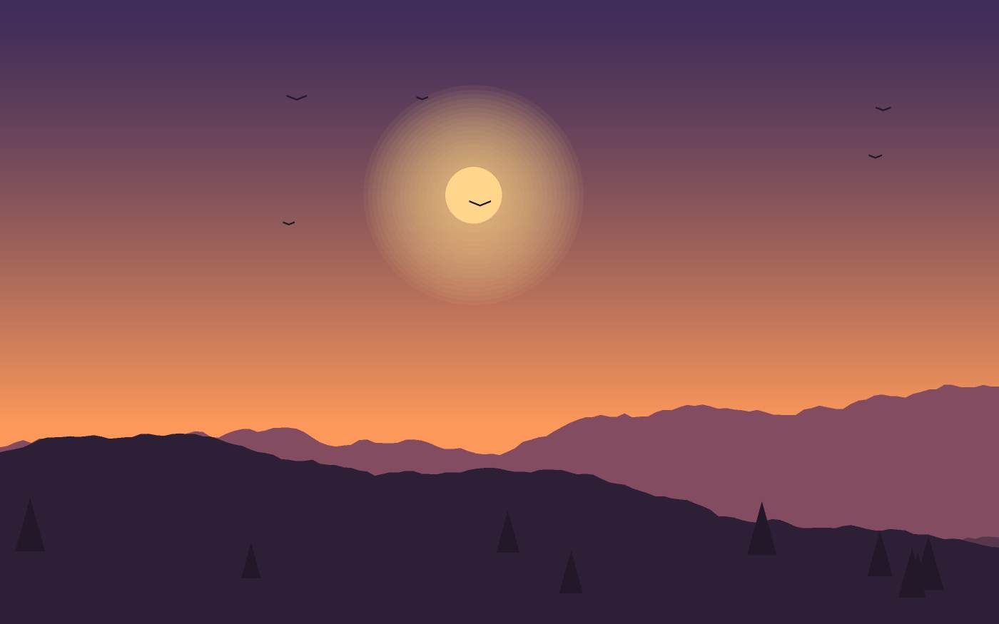 Landschapsillustratie