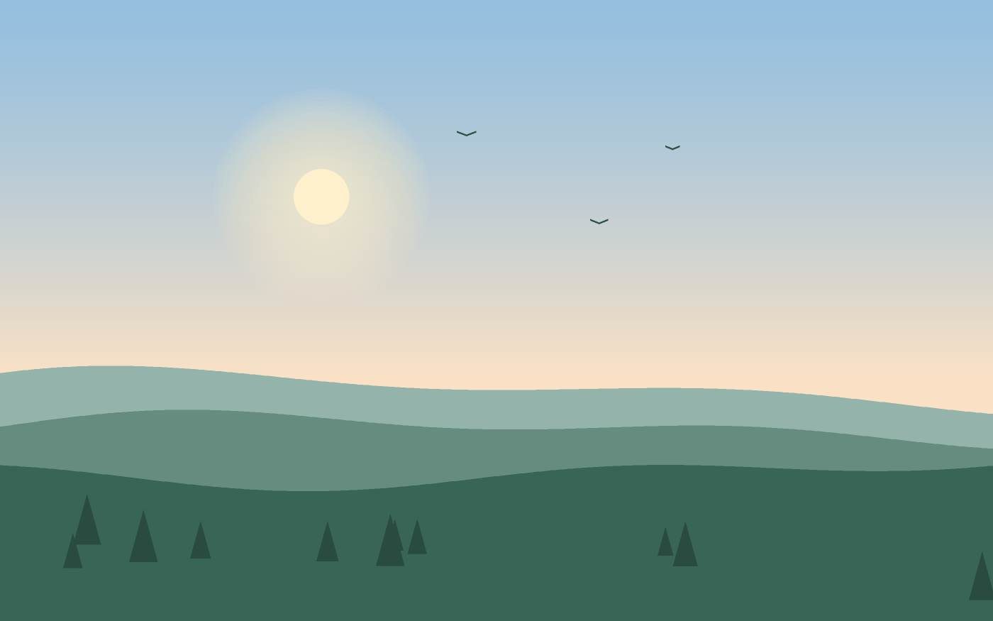 Ilustrace krajiny