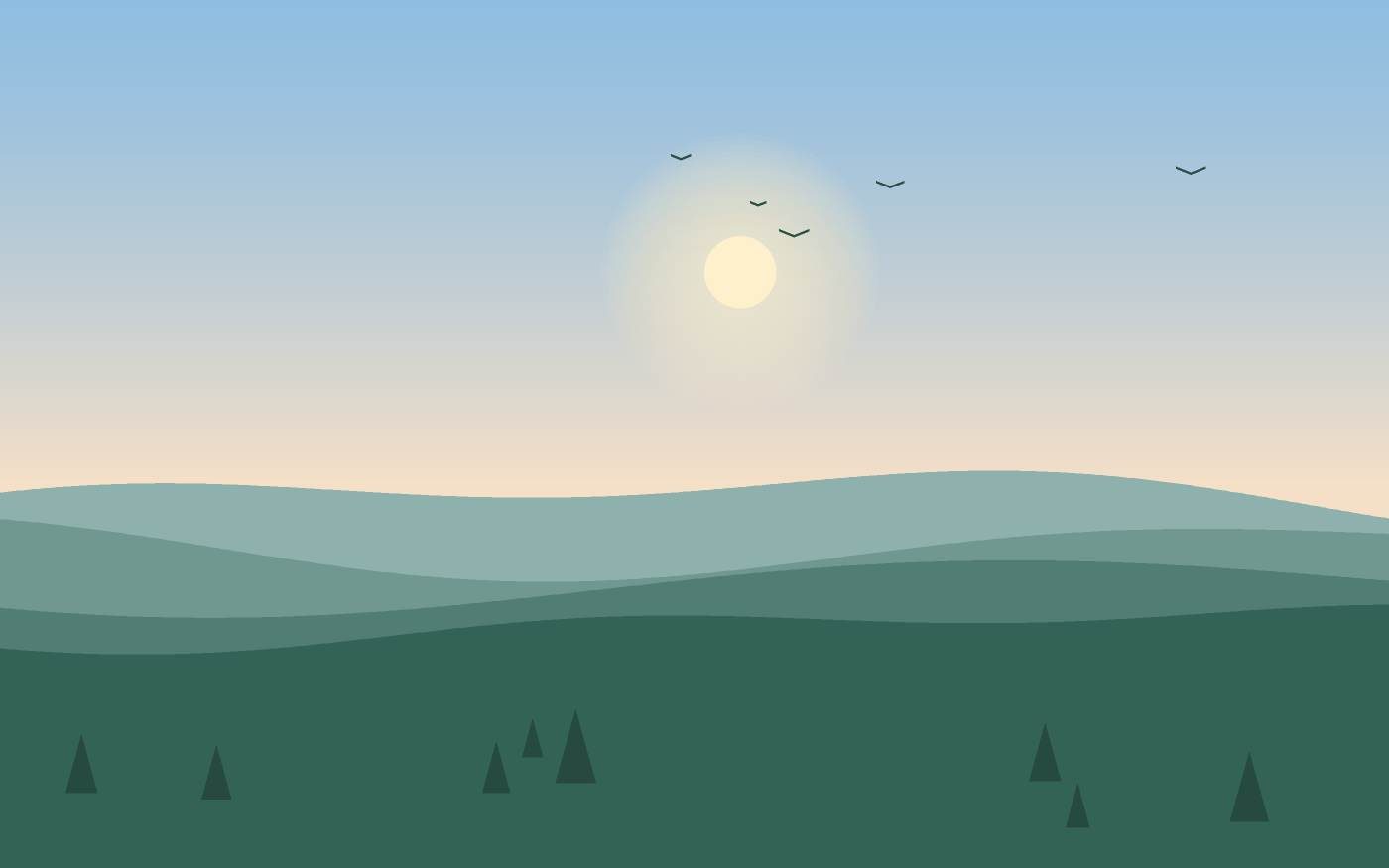 Landschaftsillustration