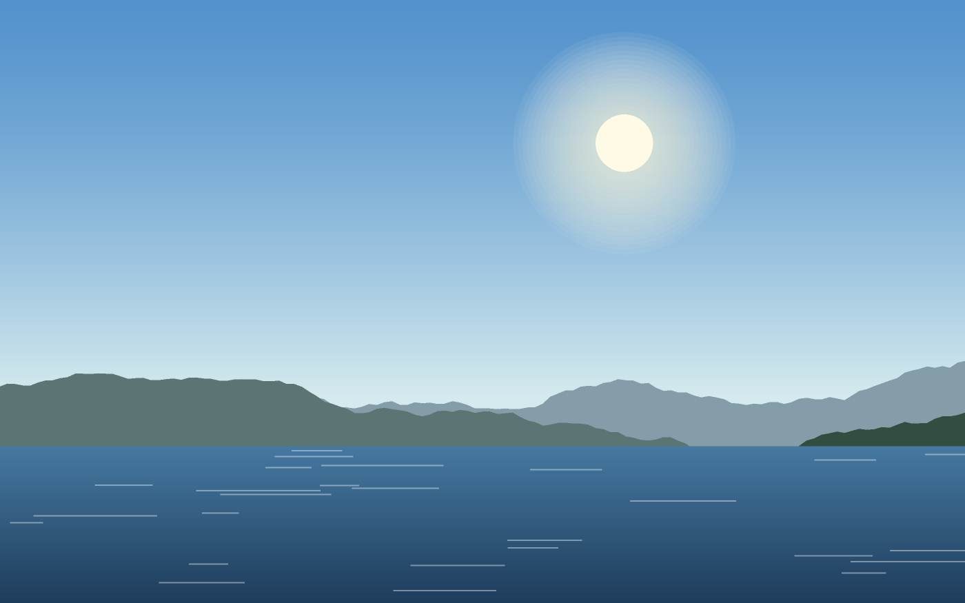 Landschaftsillustration