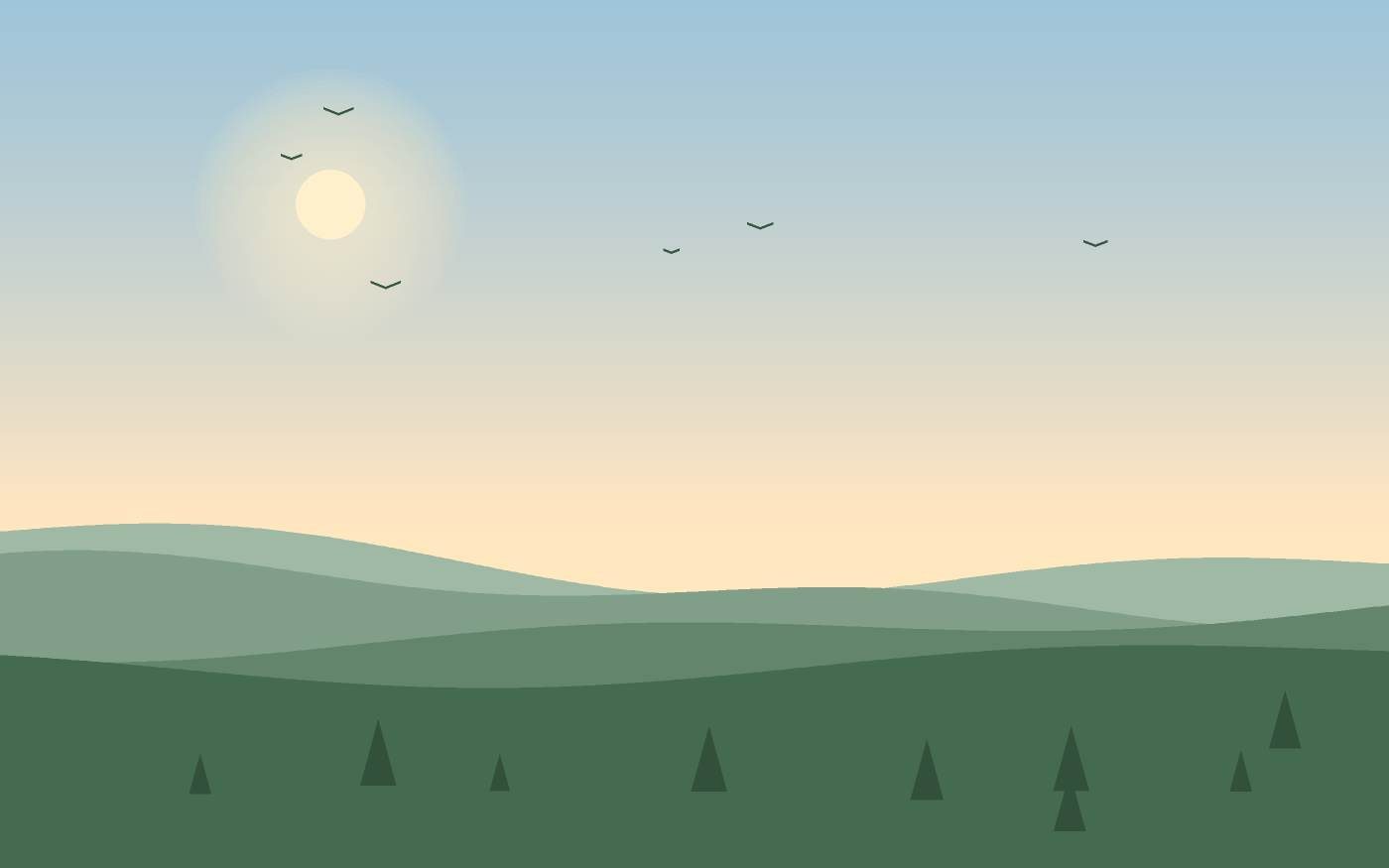 Landskabsillustration