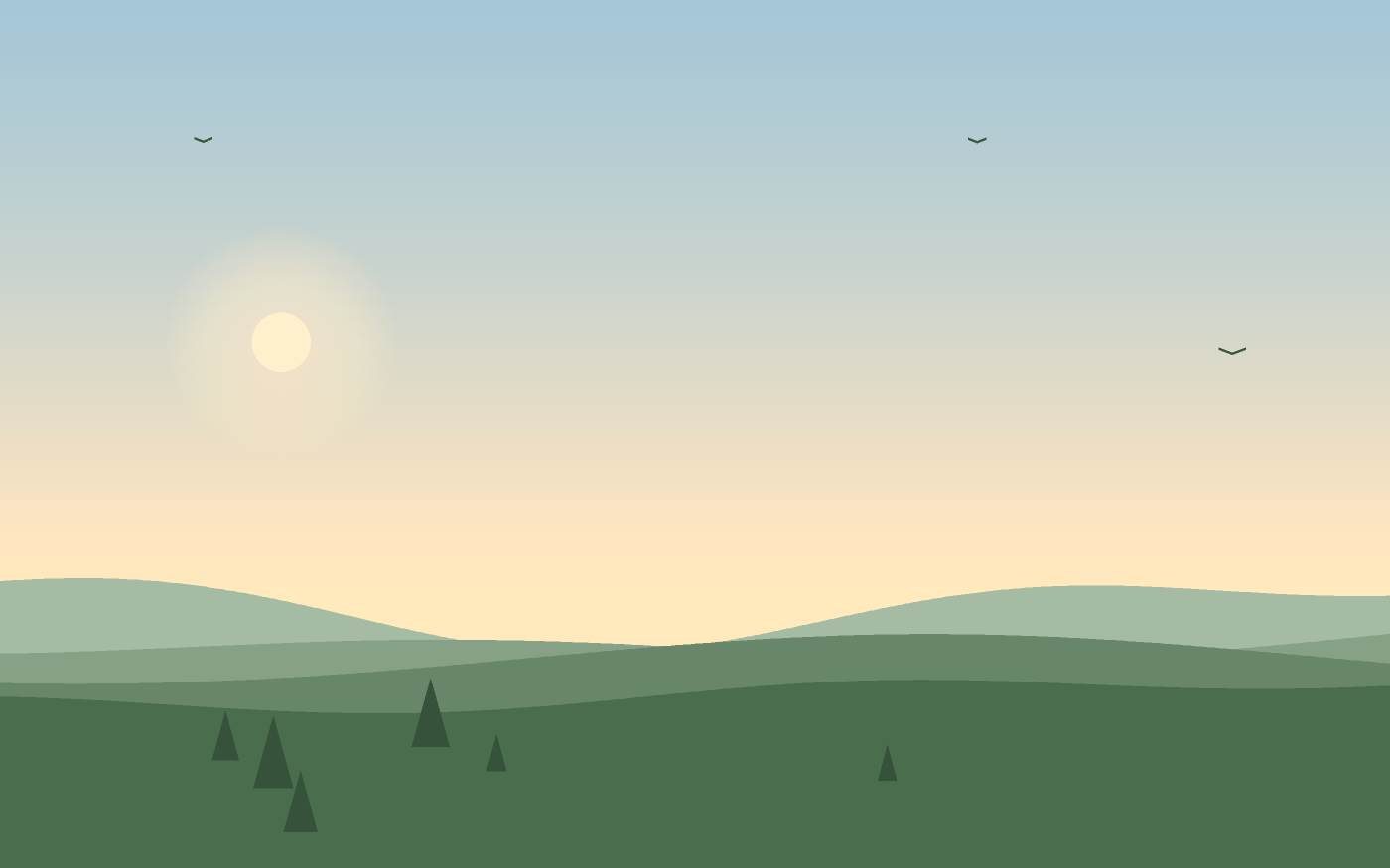 Ilustración de un paisaje
