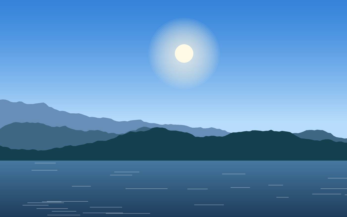 Illustrazione di un paesaggio