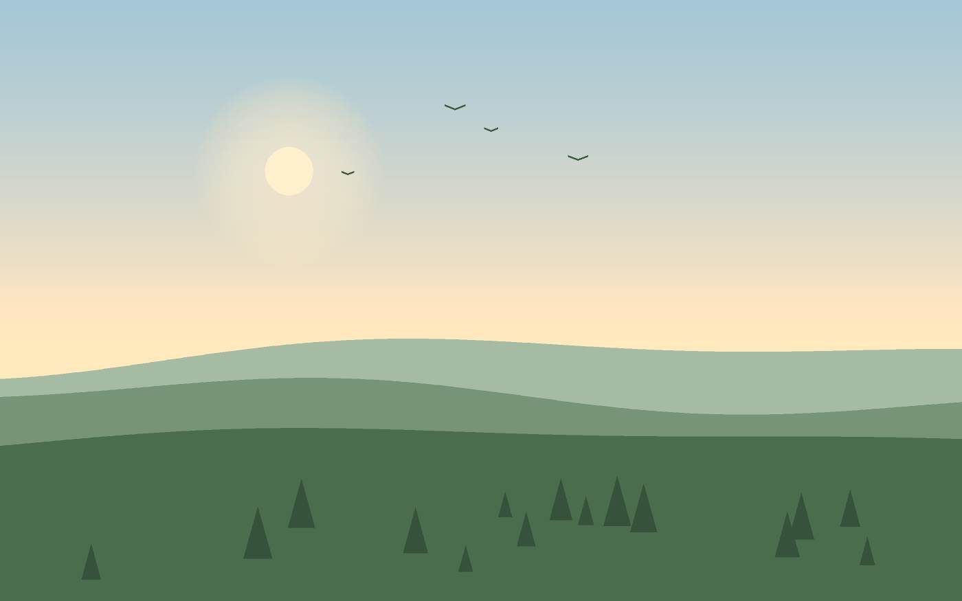 Landschapsillustratie