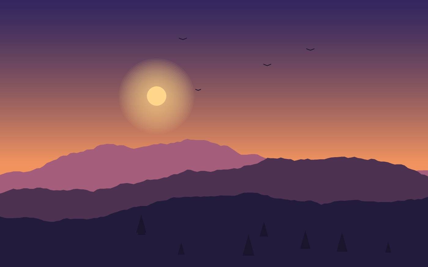 Landskapsillustration